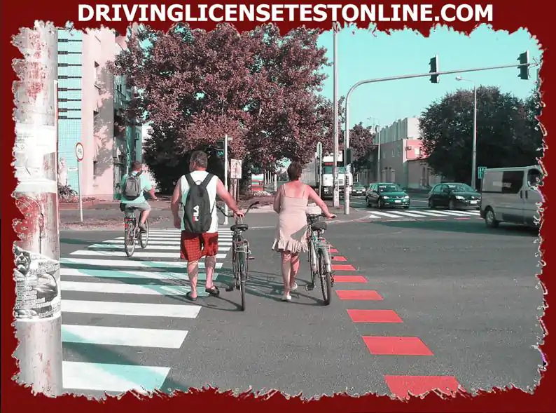 Ποιος ποδηλάτης οδηγεί στο καθορισμένο μέρος ?