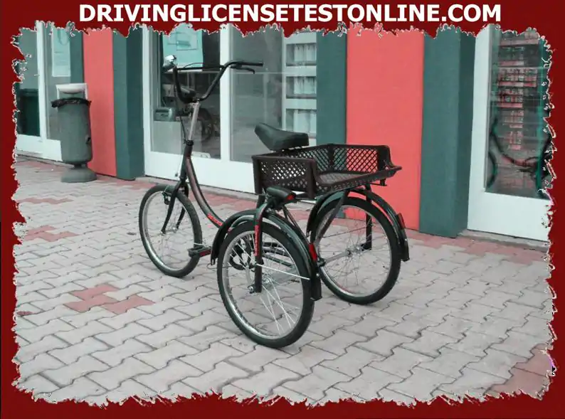 A ? képen látható kerékpár közlekedhet kerékpárúton?