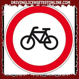 Apa yang harus dilakukan jika Anda bersepeda ke jalan yang ditandai dengan tanda ?