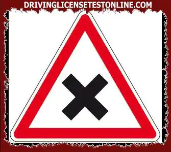 Ako očekujete da ćete se voziti automobilom na križanju puteva označenih znakom tijekom...