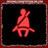 坐着的人的身影表示驾驶员或坐在前排（驾驶员一侧）的人没有系安全带.
