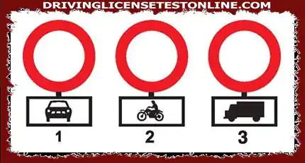 Bu 3 işaret, yardımcı işaretleri olan yasak işaretine aittir, hangi araçların...
