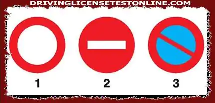 zīme ir aizliegta ceļa zīme visi transportlīdzekļi ir aizliegti- . 
 2. signāls ir zīme, kas aizliedz braukt pretējā virzienā