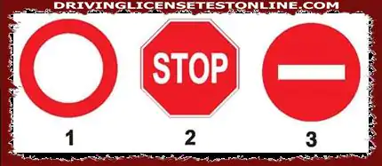 Sign 2 is a compulsory stop sign. Effective for forcing motorized and rudimentary vehicles, including priority vehicles, to stop in front of the sea or in front of the road crossing and are only allowed to go when seeing the signals (by people). traffic control or lights, flag) allow to go.