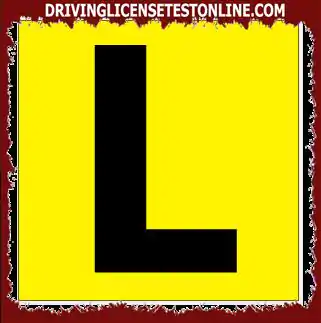Are you required to display your L plates while driving ?
