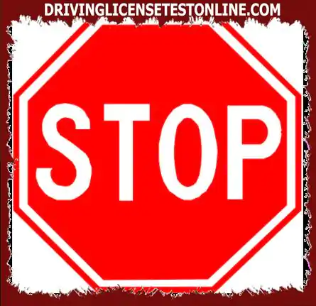 当你在十字路口遇到STOP标志时，你必须做什么?