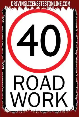 You see this sign, but there doesn't appear to be any work in progress. Do I still need to slow down to 40 km/h ?