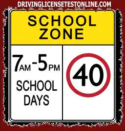 Les limites de vitesse des zones scolaires s'appliquent-elles le week-end Qu'en est-il des...