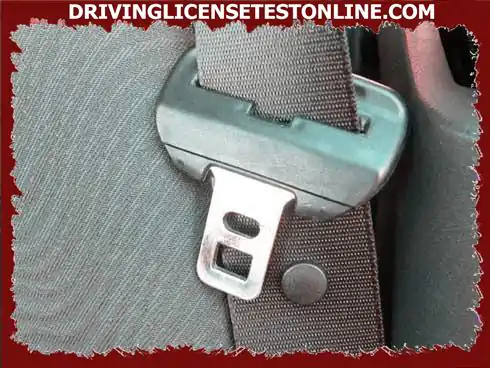El uso del cinturón de seguridad es obligatorio: