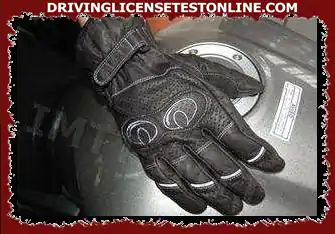Γάντια κατάλληλα για οδήγηση μοτοσικλετών πρέπει...