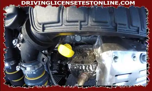 This yellow tip at the engine level allows you to check