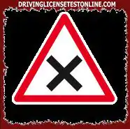 The cross in the danger sign means that you must: