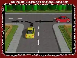 Llega a una intersección donde tiene la intención de girar a la izquierda . Otro vehículo se acerca por la derecha . No hay semáforos . ¿Qué debe hacer ?
