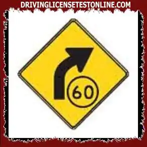 Está conduciendo a 80 km / h en una autopista . Cuando vea esta señal, ¿qué debe hacer ?
