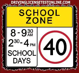 Giới hạn tốc độ của khu vực trường học có áp dụng vào cuối tuần không ? Còn các ngày lễ thì sao ?