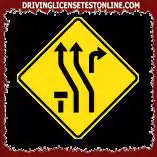 Esta señal se puede encontrar en una carretera de varios carriles . Qué hay más adelante ?