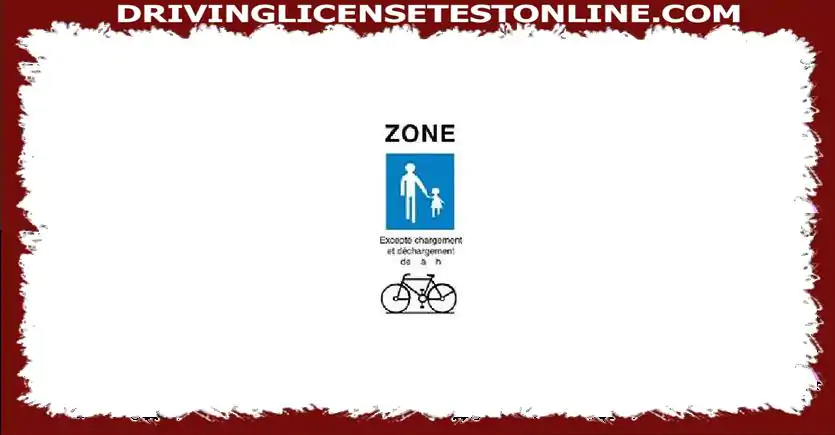 I am authorized to enter this pedestrian zone . I over speed there as soon as I exceed the speed: