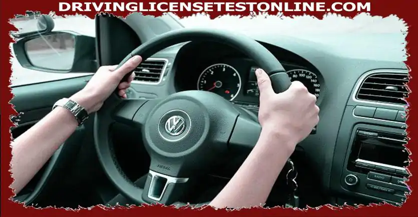 La posición de las manos en el volante es correcta cuando se coloca en: