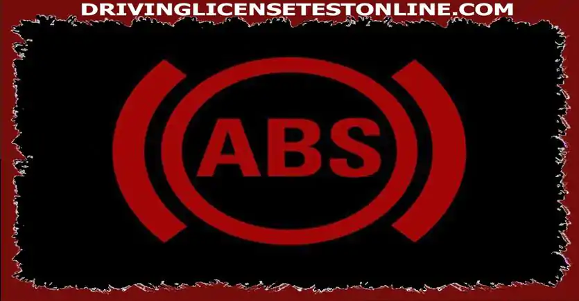 An ABS (Anti - Blocking - System) braking system: