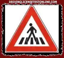 In the presence of the signal shown, it is only necessary to slow down if there are children crossing the lines