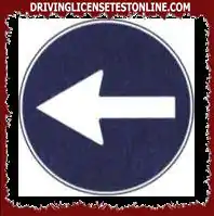 The sign shown indicates that you cross a one-way street