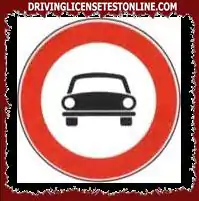 The sign shown indicates the ban on cars only