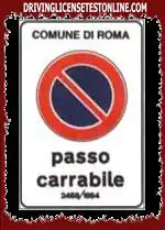 The sign shown allows parking for particular categories of vehicles