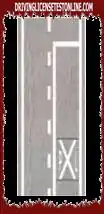 In the presence of the signs shown in the figure, it is not allowed to move to the left side of the carriageway