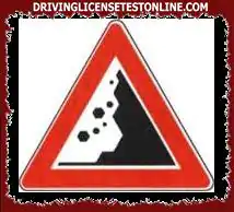 In the presence of the sign shown, attention must be paid to possible sudden braking by...