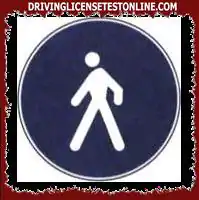 The sign shown indicates a pedestrian crossing