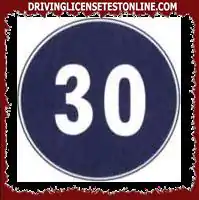 The sign shown indicates the speed limit below which driving is prohibited