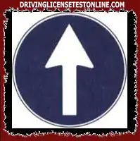 The sign shown allows you to turn right or left