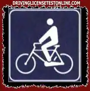 The sign shown indicates a cycle crossing