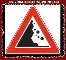 In the presence of the sign shown, it is advisable to avoid long stops on the stretch of...