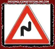 In the presence of the sign shown it is allowed to overtake motorcycles and mopeds on two-lane...