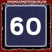 The sign shown indicates that it is not possible to travel at a slower speed than that indicated