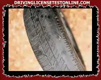 If the outer edge of the tire tread is found to be excessively worn, it should be . . .