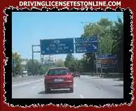 På motorvägen som visas på bilden får du passera det röda fordonet till höger som kör framför ditt fordon ? .