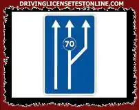 Na dionici ceste s ovim znakom, ako putujete brzinom od 90 kilometara na sat, morate...