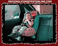 Children under three years of age, how they should travel in the vehicle ?