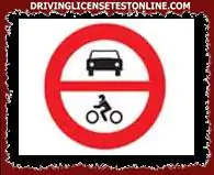 If you drive a motorcycle, you are allowed to ride on the road at whose entrance the ? . sign...