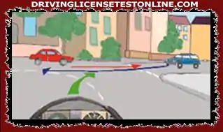 このジャンクションで右折するとき、ドライバーは何をすべきか?