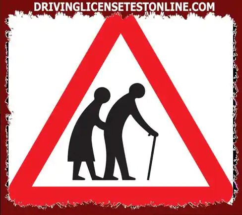 What would you do if you saw elderly people crossing the road in front of you ?
