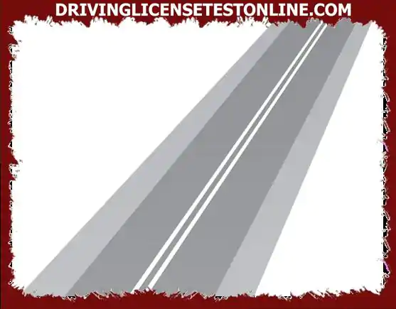 Când puteți trece o linie albă continuă dublă în mijlocul drumului ?