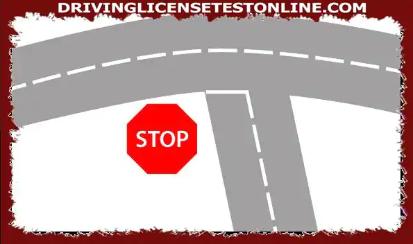 Zakaj ima ta križišče znak 'stop' in postajališče na cesti ?
