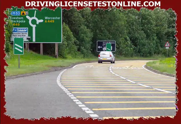 Pourquoi des lignes jaunes sont-elles peintes sur la route à l'approche de certains ronds-points