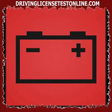 What does it mean when the ignition warning light comes on while driving ?