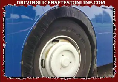 Tại sao chổi được lắp vào vòm bánh xe của chiếc xe này ?