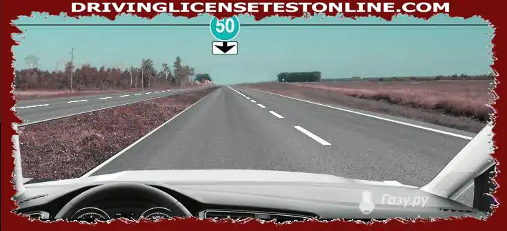 How fast can you continue driving outside the settlement on the left lane in a car ?