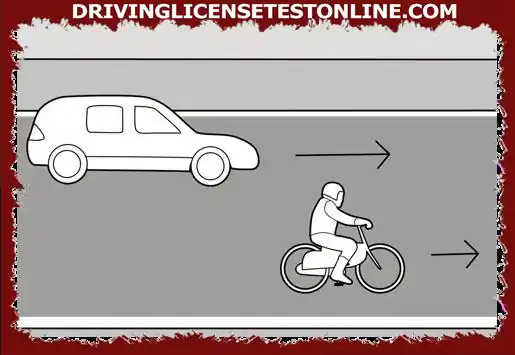 How much lateral distance must be left when a car passes a class B moped ?